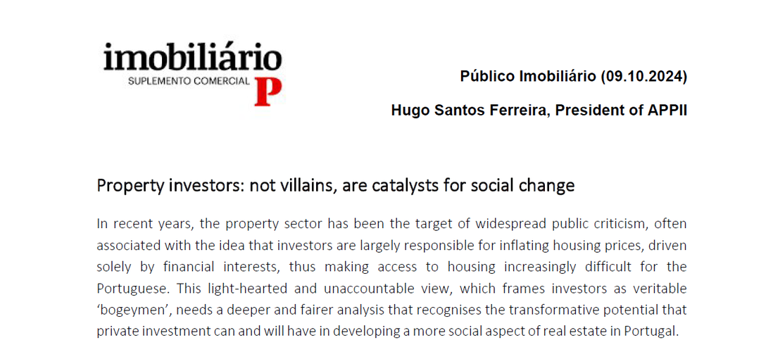 Property investors: not villains, are catalysts for social change