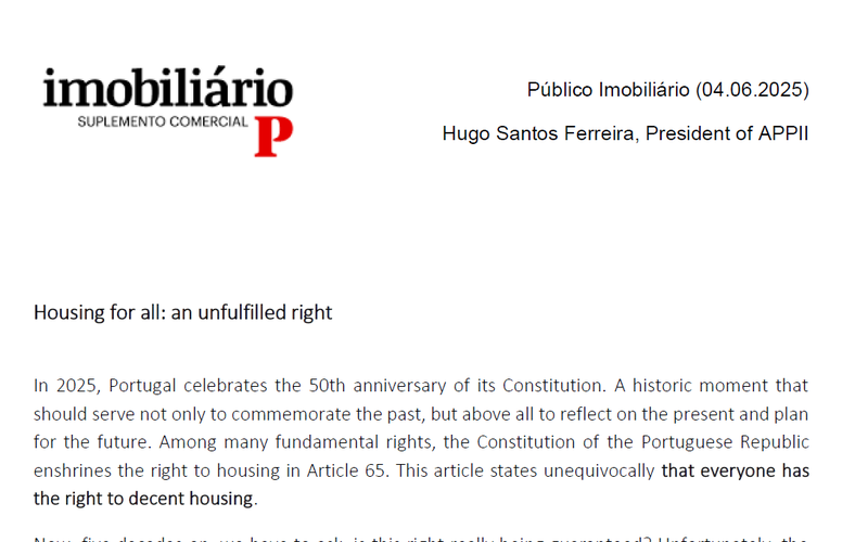 Housing for all: an unfulfilled right