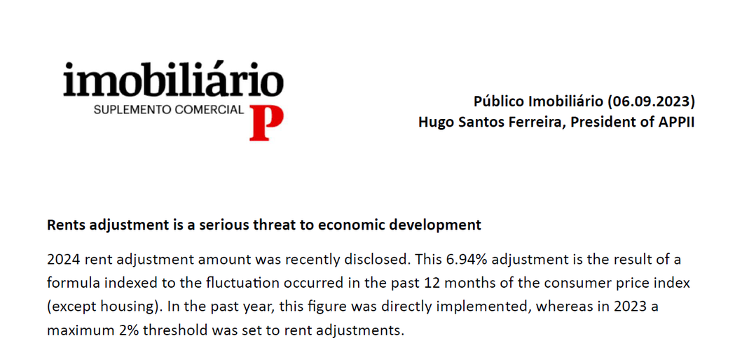 Rents adjustment is a serious threat to economic development