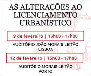 As alterações ao licenciamento urbanístico