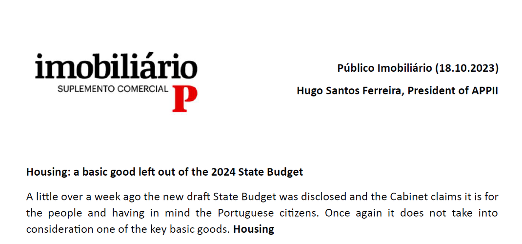 Housing: a basic good left out of the 2024 State Budget
